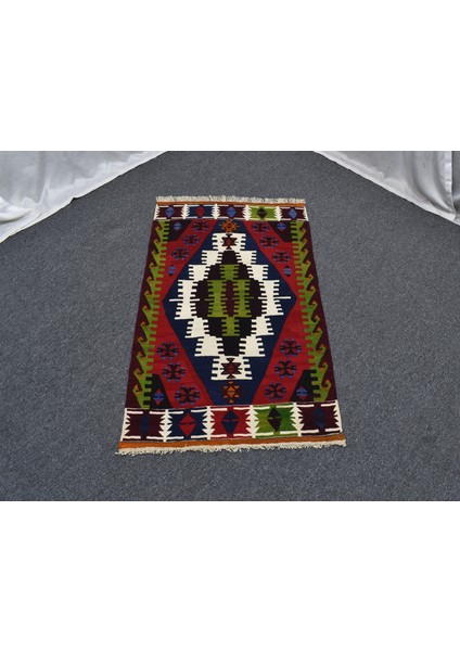 Yeni El Dokuma Şaheser Niğde Çukurkuyu Yün Kilim 4930