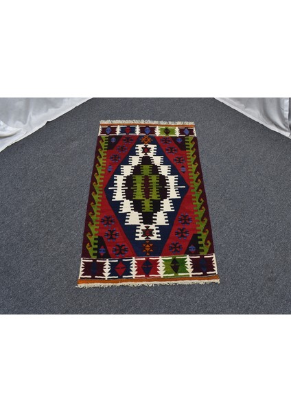 Yeni El Dokuma Şaheser Niğde Çukurkuyu Yün Kilim 4930