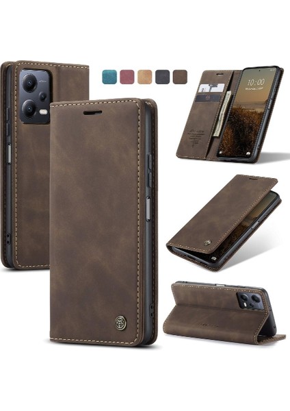 Xiaomi Redmi Not 12 Için Flip Case 5g Flip Folio Kitap Manyetik Kapatma Pu (Yurt Dışından)