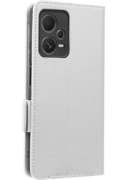 Xiaomi Redmi Için Not 12 Pro Artı Yan Toka Pu Deri Cüzdan Kart (Yurt Dışından)