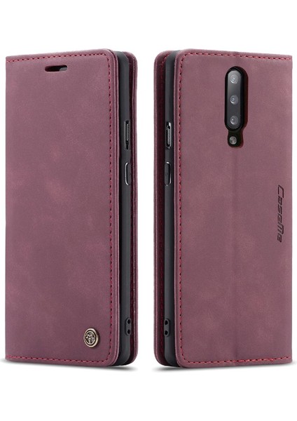 Oneplus 7 Için Flip Case Pro Kılıf Kart Yuvası Kickstand Flip Folio Kitap Pu (Yurt Dışından)