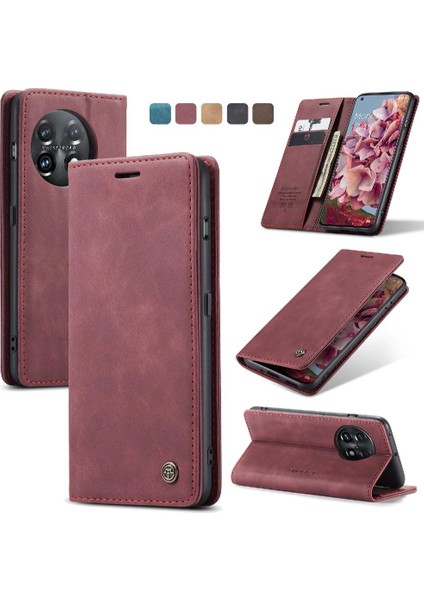 Oneplus 11 Flip Folio Kitap Kılıf Için Flip Case Kart Yuvası Kickstand Manyetik (Yurt Dışından) fiyatları