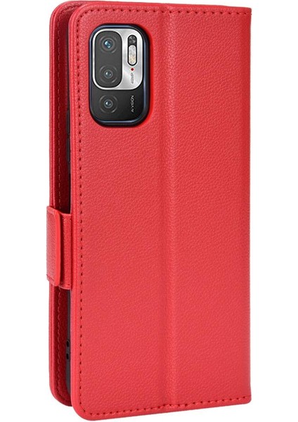 Xiaomi Poco M3 Pro Pu Deri Kart Yuvaları Tutucu Manyetik Yan (Yurt Dışından)