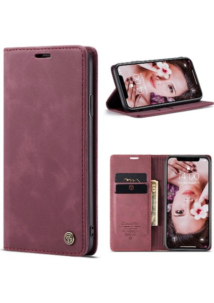 Iphone Xr Flip Folio Kitap Vintage Pu Deri Cüzdan Kılıf Için Flip Case (Yurt Dışından) fiyatları