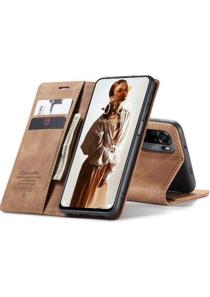 Xiaomi Redmi Için Flip Case NOTE10 4g/not 10S Flip Folio Kitap Kılıf Kart Pu (Yurt Dışından) modelleri