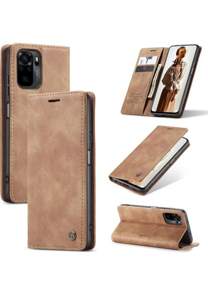 Xiaomi Redmi Için Flip Case NOTE10 4g/not 10S Flip Folio Kitap Kılıf Kart Pu (Yurt Dışından) fırsatları