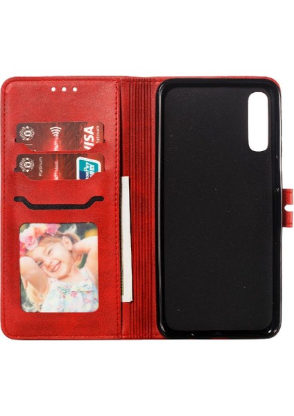 Samsung Galaxy Için Cüzdan Durumda A50/A50S/A30S Tüm Yuvarlak Koruma Kartı (Yurt Dışından) modelleri