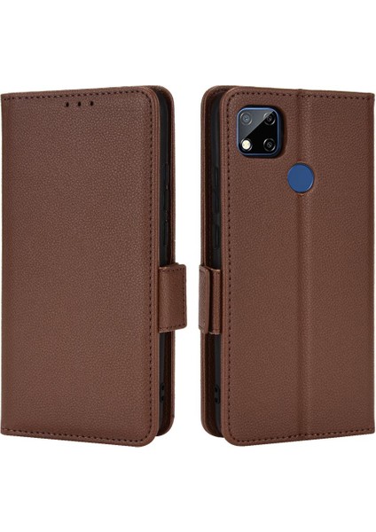 Xiaomi Redmi 9C/10A Yan Toka Pu Deri Kart Yuvaları Tutucu (Yurt Dışından)