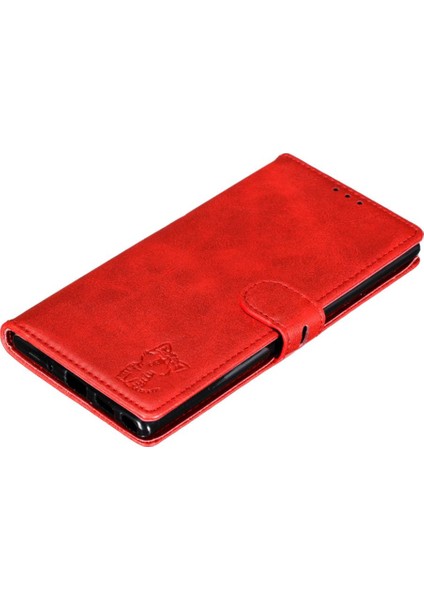 Samsung Galaxy NOTE10 Pius Kickstand Kart Tutucu Manyetik Için Cüzdan Kılıf (Yurt Dışından)