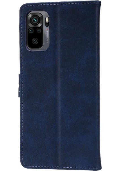 Cüzdan Kılıf Için Xiaomi Redmi Not 10T 5g Kart Tutucu Kabartmalı Kickstand (Yurt Dışından)