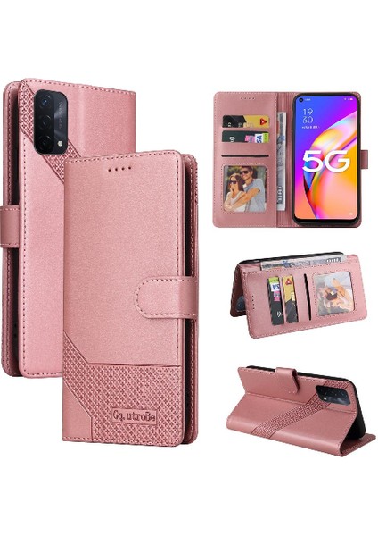 Oppo A93 5g Premium Deri Üç Kart Yuvaları Kickstand 4 Için Flip Case (Yurt Dışından)