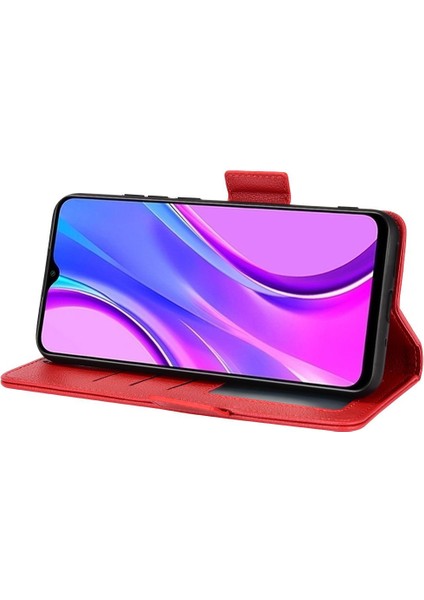 Xiaomi Redmi 9C/10A Yan Toka Pu Deri Kart Yuvaları Tutucu (Yurt Dışından)