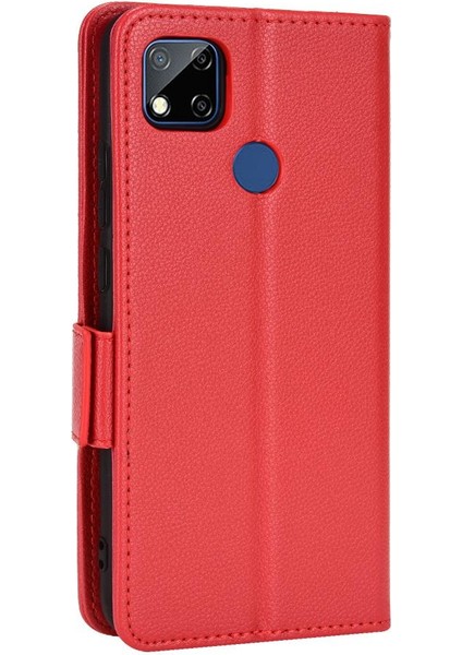 Xiaomi Redmi 9C/10A Yan Toka Pu Deri Kart Yuvaları Tutucu (Yurt Dışından)
