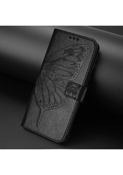 Tecno Pop 5c Premium Deri Kapak Kapak Manyetik Kabartma Için Kılıf (Yurt Dışından)