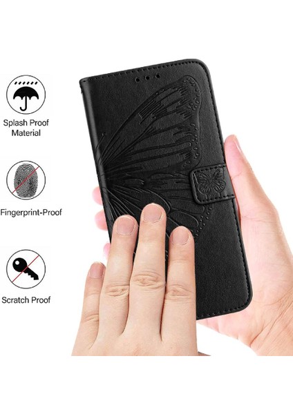 Tecno Pop 5c Premium Deri Kapak Kapak Manyetik Kabartma Için Kılıf (Yurt Dışından)