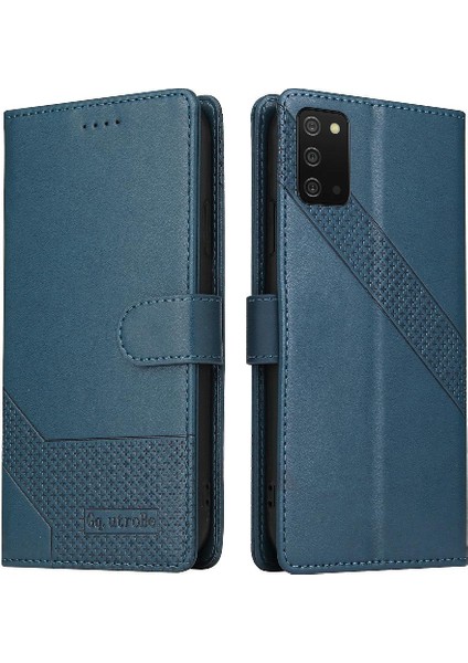 Samsung Galaxy A03S 4 Köşe Koruma Üç Kart Yuvaları Için Flip Case (Yurt Dışından)