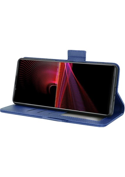 Sony Xperia 1 Iii Kart Yuvaları Için Kılıf Tutucu Cüzdan Pu Deri Manyetik (Yurt Dışından)