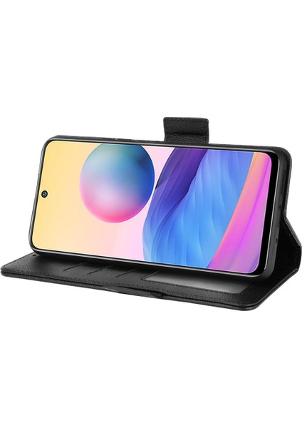 Xiaomi Poco M3 Pro Pu Deri Kart Yuvaları Tutucu Manyetik Yan (Yurt Dışından)