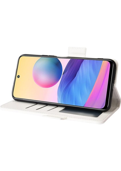 Xiaomi Redmi Için Not 10T 5g Kart Yuvaları Tutucu Yan Toka Cüzdan Pu (Yurt Dışından)