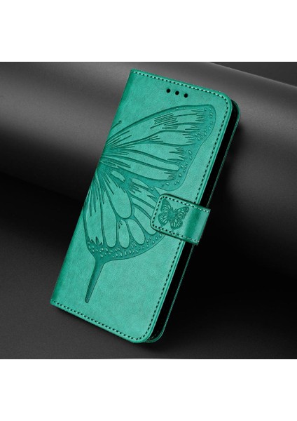 Tecno Pop 5c Premium Deri Kapak Kapak Manyetik Kabartma Için Kılıf (Yurt Dışından)