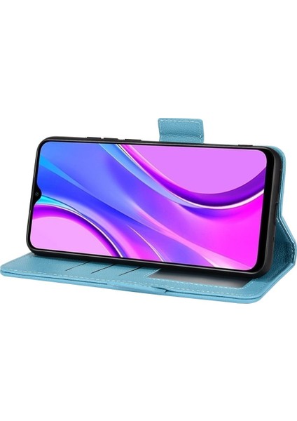 Xiaomi Redmi 9C/10A Yan Toka Pu Deri Kart Yuvaları Tutucu (Yurt Dışından)