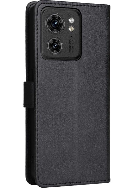 Motorola Kenar 40 5g Için Flip Case Yüksek Kalite Deri Klasik Düz Renk (Yurt Dışından) indirimleri