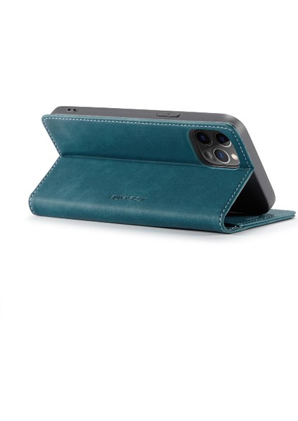 Iphone 12 Için Flip Case Pro Max Manyetik Kapatma Darbeye Vaka Kart Yuvası (Yurt Dışından)