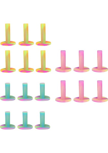 6 Kauçuk Golf Sürüş Alanı Uygulama Tee Tutucular Kırmızı 54MM (Yurt Dışından) fiyatları