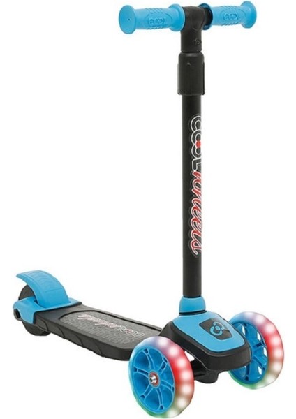 3 Cool Wheels Twist 3+ Yüksekliği Ayarlanabilir Işıklı Scooter Mavi Mavi 3+ Yaş
