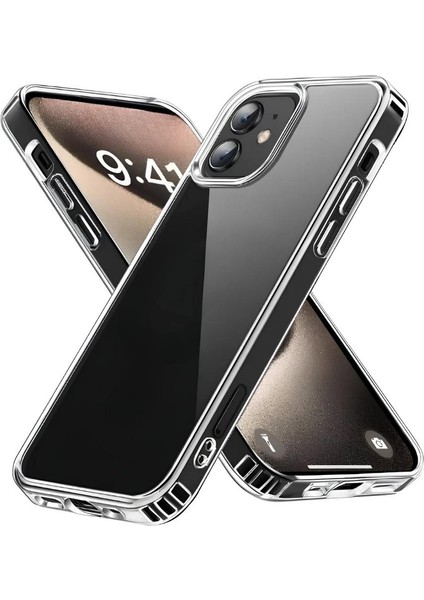 Iphone 11 Uyumlu 3D Kamera Korumalı Şeffaf Darbe Emici Özellikli Sararmaz Ince Lüx Case