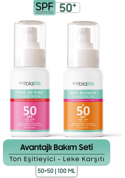 Leke Karşıtı ve Ton Eşitleyici Güneş Kremi Spf 50+