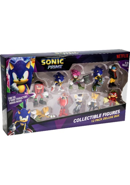 Sonic Prime 12 Li Delüks Blister Figür Seti ( Model 2 ) - 6.5 cm SON2080