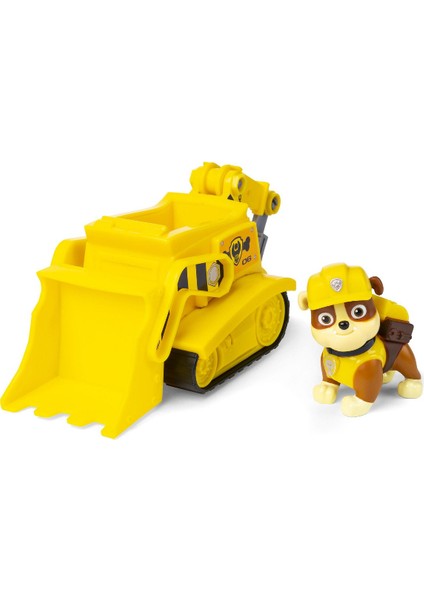 Paw Patrol Görev Aracı ve Kahraman Seti - Rubble - 15 cm