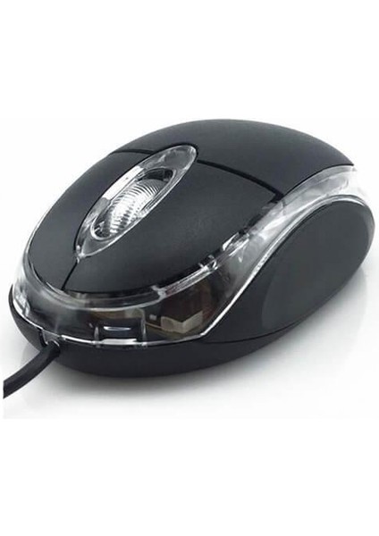 Wz-15 800 Dpı USB Mouse - Kablolu Mouse - Optik Mouse - Siyah - 2 Adet