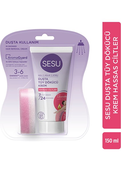 Duşta Tüy Dökücü Krem Hassas Ciltler 150 ml fiyatları