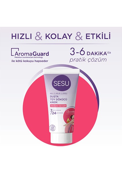 Duşta Tüy Dökücü Krem Hassas Ciltler 150 ml fırsatları