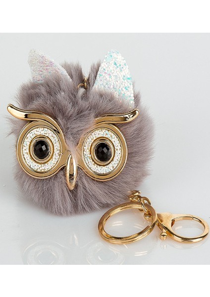 Peluş Baykuş Anahtarlık