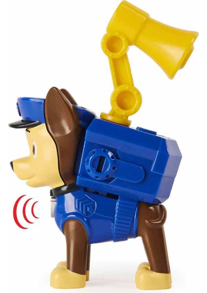 Paw Patrol Müzikli ve Rozetli Kahramanlar - Chase - 10 cm