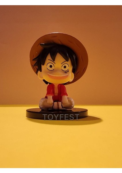 Anime One Piece Monkey D. Luffy Action Mini Figür Oyuncak Biblo Model 2 - 6.5 cm