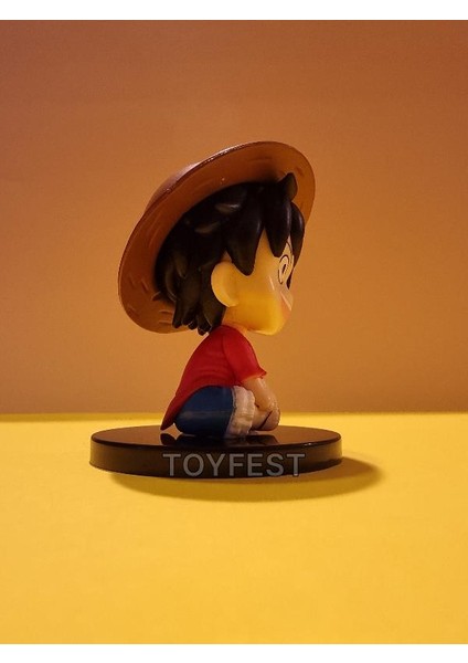 Anime One Piece Monkey D. Luffy Action Mini Figür Oyuncak Biblo Model 2 - 6.5 cm