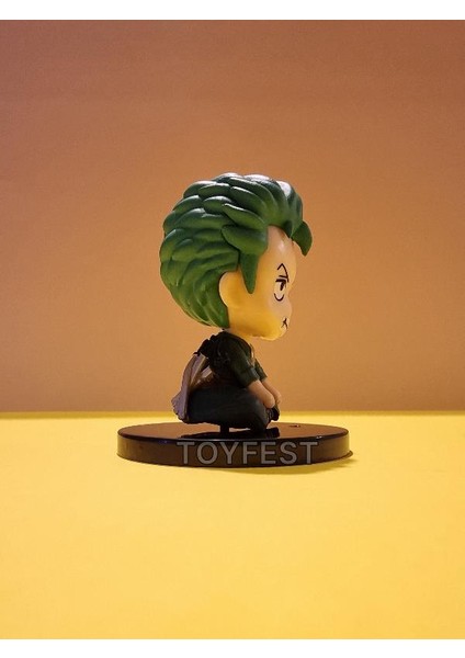 Anime One Piece Monkey Zoro Action Mini Figür Oyuncak Biblo Model 2 - 6.5 cm