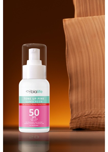Ton Eşitleyici Spf50 Pembe Güneş Kremi 2'li Set indirimleri