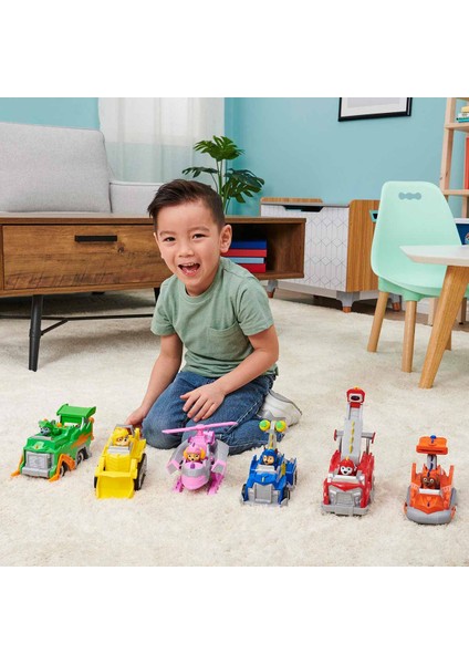 Paw Patrol Cesur Şövalyeler Görev Aracı Seti - Rubble - 19 cm fırsatları