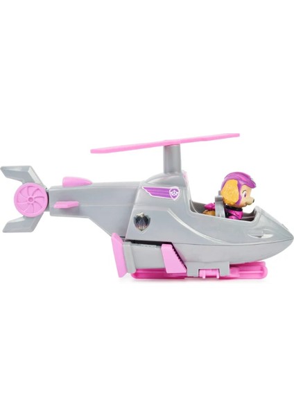 Paw Patrol Deluxe Skye ve Dönüşebilen Delüks Helikopter Aracı - 18 cm