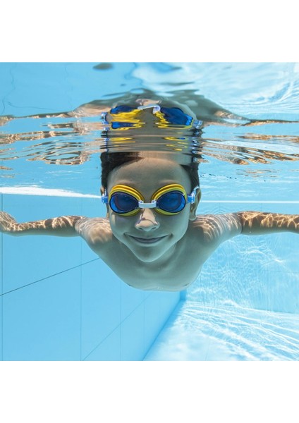 Swimmer Uv Korumalı Deniz Havuz Çocuk Yüzücü Gözlüğü Gözlük - Mavi - (3 - 6 Yaş Arası) fiyatları