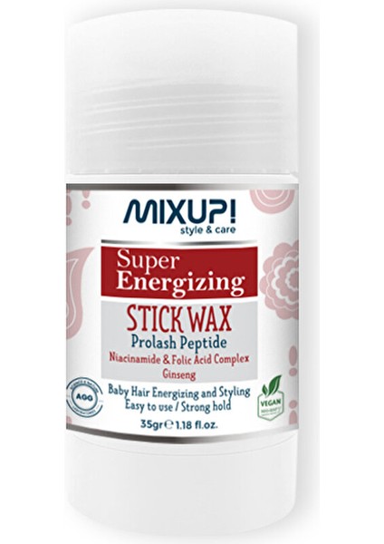 Stick Wax Super Energizing Hair Stick Wax 35 gr