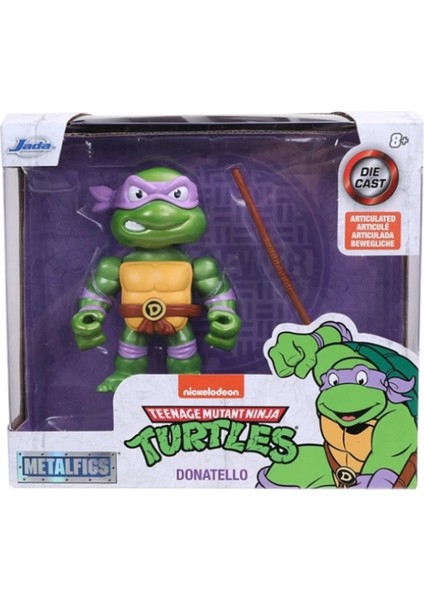 Ninja Kaplumbağalar Ninja Turtles - Die Cast Donatello Çelik Döküm Figür 10 cm