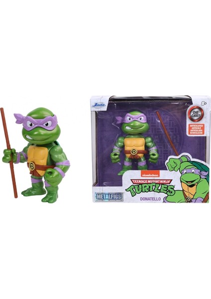 Ninja Kaplumbağalar Ninja Turtles - Die Cast Donatello Çelik Döküm Figür 10 cm