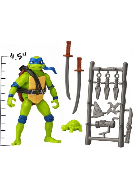 Ninja Kaplumbağa Aksiyon Figurler - Leonardo 11 cm