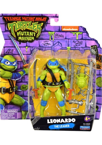 Ninja Kaplumbağa Aksiyon Figurler - Leonardo 11 cm